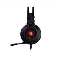 A4tech Bloody G525, herní sluchátka s podsvícením, 7.1, SW, USB, Černá