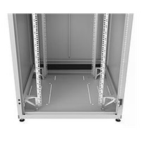 Solarix Rozvaděč LC-50 45U, 800x1000 RAL 7035, skleněné dveře, 1-bodový zámek