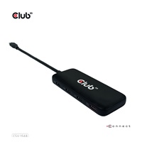 Club3D hub 1xUSB-C na 4xUSB-C, 10Gbps port, PD 3.0