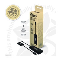 Club3D hub 1xUSB-C na 4xUSB-C, 10Gbps port, PD 3.0