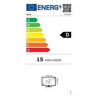 ASUS LCD 23.8" VZ24EHF Eye Care Gaming Monitor 1920x1080 IPS Full HD Frameless 100Hz Adaptive-Sync 1ms MPRT HDMI