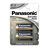 Panasonic Alkalická baterie LR14EPS/2BP Everyday Power (Blistr 2 ks)