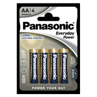 Panasonic Alkalická baterie LR6EPS/4BP Everyday Power (Blistr 4 ks)