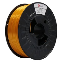 C-TECH Tisková struna (filament) PREMIUM LINE, Silk PLA, žlutooranžová, RAL2000, 1,75mm, 1kg