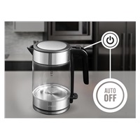 Orava VK-4018 rychlovarná konvice, 2200 W, LED osvětlení, 1.7 l, automatické vypnutí, nerez-skleněný design