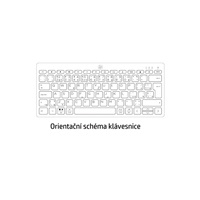 BAZAR - HP 350 BLK Compact Multi-Device Keyboard - klávesnice - Rozbaleno (Komplet)