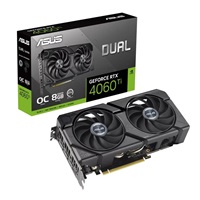 ASUS VGA NVIDIA GeForce RTX 4060 Ti DUAL OC EVO 8G, 8G GDDR6, 3xDP, 1xHDMI