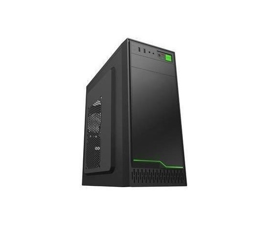 EUROCASE skříň ML N6-500B, Midi Tower, 2x USB 3.0, 2x audio, bez zdroje