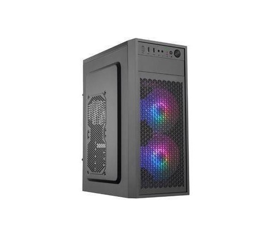 EUROCASE skříň ML N6-530B, Midi Tower, 2x USB 3.0, 2x audio, bez zdroje