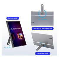 ASUS LCD 15.6" MQ16AHE ZenScreen OLED 1920x1080 100% DCI-P3 1 ms  HDR-10  USB Type-C  Mini HDMI