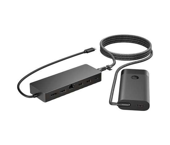 HP Universal USB-C Hub and Laptop Charger Combo-EURO