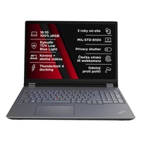LENOVO NTB ThinkPad/Workstation P16 G2 - i7-14700HX ,16" WQXGA,32GB,1TBSSD,RTX 2000 Ada 8GB,IRcam,W11P