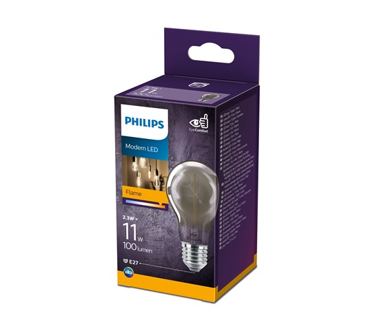 PHILIPS žárovka LEDclassic 11W A60 E27 smoky ND RFSRT4