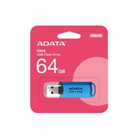 ADATA Flash Disk 64GB C906, USB 2.0, modrá