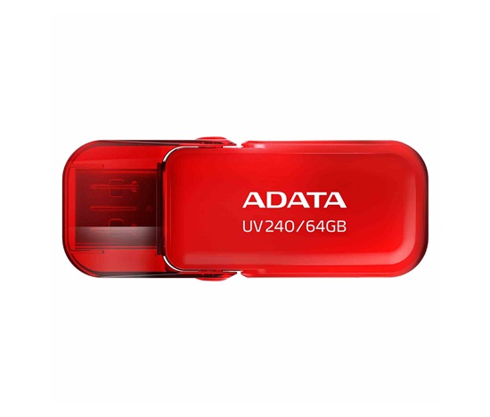 ADATA Flash Disk 64GB UV240, USB 2.0, červená