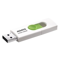 ADATA Flash Disk 256GB UV320, USB 3.2, bílo-zelená