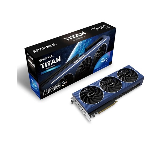 INTEL VGA SPARKLE Arc A770 TITAN OC 16G, 16G GDDR6, 3xDP, 1xHDMI