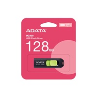 ADATA Flash Disk 128GB UC300, USB-C 3.2, černo-zelená