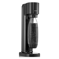 SodaStream Gaia Titan výrobník sody, mechanický, 1l láhev SodaStream Fuse, bombička s CO2, černý