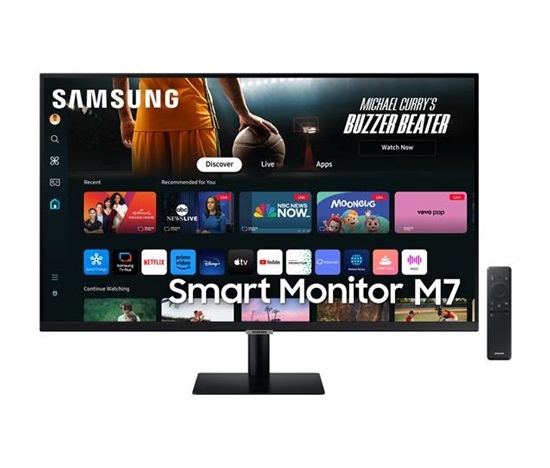 SAMSUNG MT LED LCD 32" Smart Monitor M7 (M70D) Černá, UHD, HDR 10,WIFI, Bluetooth 4.2, USB-C