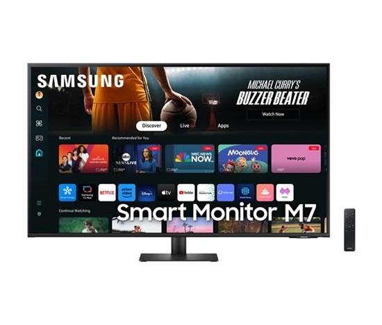 SAMSUNG MT LED LCD 43" Smart Monitor M7 (M70D) Černá, UHD, HDR 10