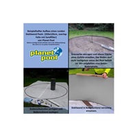 Bazén Planet Pool White/Blue - samotný bazén 350x90 cm