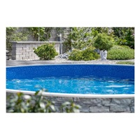 Bazénová fólie Waves pro bazén 7,3 m x 3,7 m x 1,2 m