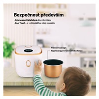 Lauben Multifunction Rice Cooker 1200WR Rose Gold Edition - rýžovar