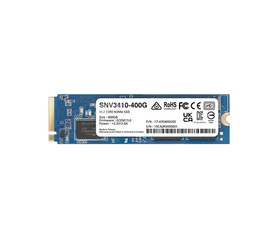 BAZAR - Synology SNV3410 M.2 NVMe SSD 400 GB - rozbaleno