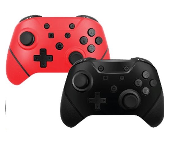Armor3 NuChamp Wireless Controller Pack for Nintendo Switch (2in1) (Black, Red)