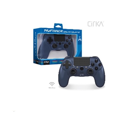 Cirka NuForce Wireless Game Controller for PS4/PC/Mac (Twilight Blue)