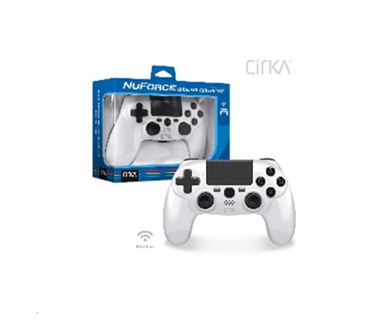 Cirka NuForce Wireless Game Controller for PS4/PC/Mac (White)