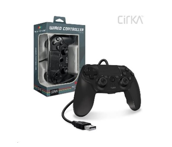 Cirka NuForce Wired Game Controller for PS4/PC/Mac (Black)