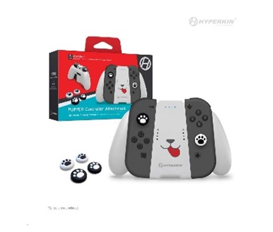 Hyperkin Pupper Nintendo Switch Joy-Con Controller Grip + Thumb Grips (4x)