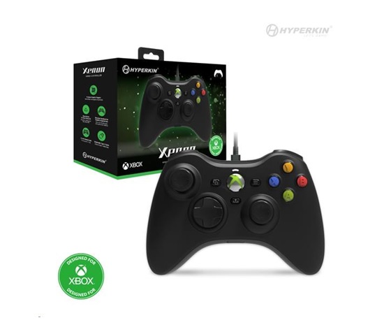 Hyperkin Xenon Wired Controller for Xbox Series|One/Win 11|10 (Black) Licensed by Xbox