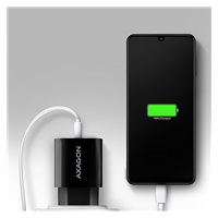 AXAGON ACU-QC18, nabíječka do sítě 18W, 1x port USB-A, QC3.0/AFC/Apple, černá