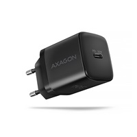 AXAGON ACU-PD30, Sil nabíječka do sítě 30W, 1x port USB-C, PD3.0/PPS/QC4+/SFC/AFC/Apple, černá