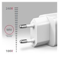 AXAGON ACU-PD20W, nabíječka do sítě 20W, 1x port USB-C, PD3.0/PPS/QC4+/AFC/Apple, bílá