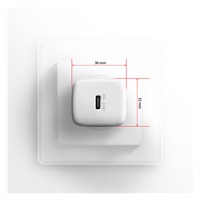 AXAGON ACU-PD20W, nabíječka do sítě 20W, 1x port USB-C, PD3.0/PPS/QC4+/AFC/Apple, bílá