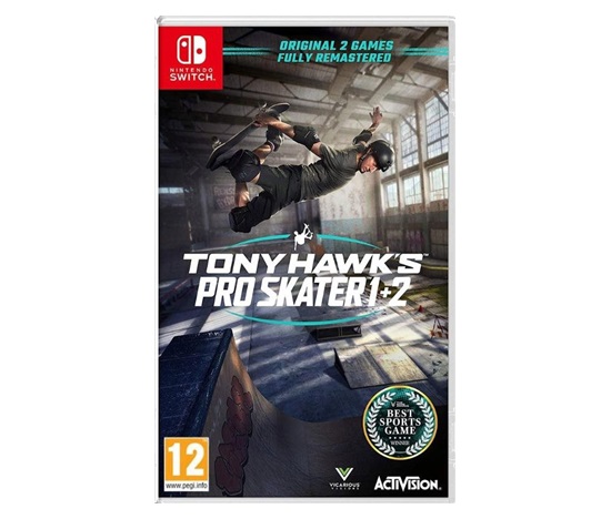 Switch hra Tony Hawk's Pro Skater 1+2