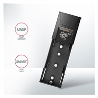 AXAGON EEM2-GTS2, USB-C 10Gbps - M.2 NVMe & SATA SSD kovový THIN box, bezšroubkový