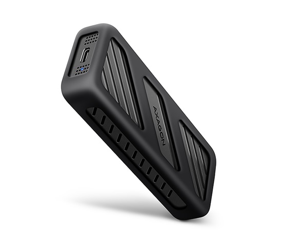 AXAGON EEM2-20G, USB-C 20Gbps - M.2 NVMe SSD kovový ARMORED box