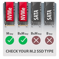 AXAGON EEM2-20G, USB-C 20Gbps - M.2 NVMe SSD kovový ARMORED box
