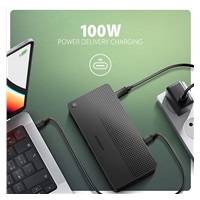 AXAGON HMC-U4, USB4 40Gbps dock, 3x USB-A, 2x USB-C, HDMI & DP 8K/30Hz, RJ-45, SD/mSD, audio, PD 100W, kabel USB-C 80cm