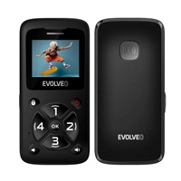 EVOLVEO Mobilní telefon pro seniory EasyPhone ID, černá