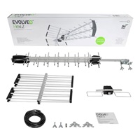 EVOLVEO Flexi 2, pasivní venkovní DAB+/DVB-T2 anténa, filtr LTE,4G,5G