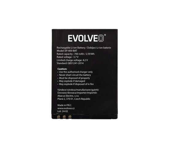 EVOLVEO originální baterie 700 mAh pro EasyPhone ID