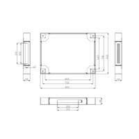 LEXI-Net Podstavec s filtrem pro stojanový rozvaděč 600x800