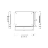 LEXI-Net Podstavec s filtrem pro stojanový rozvaděč 800x1000