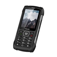 EVOLVEO StrongPhone H1, vodotěsný odolný Dual SIM telefon, černo-šedá